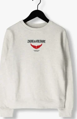 lichtgrijze zadig & voltaire sweater x60154