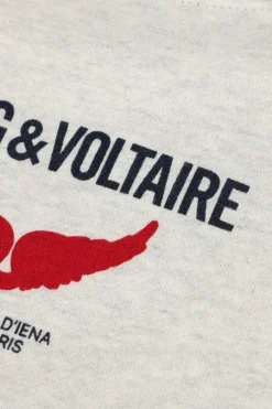 lichtgrijze zadig & voltaire sweater x60154