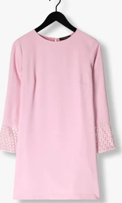 lichtroze ana alcazar mini jurk mix dress