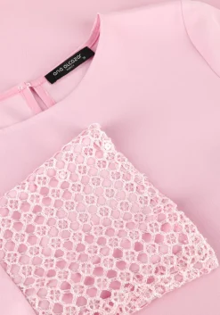 lichtroze ana alcazar mini jurk mix dress