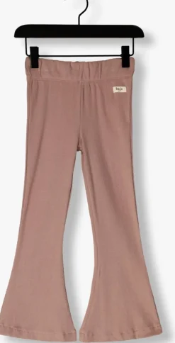 lichtroze baje studio flared broek novo