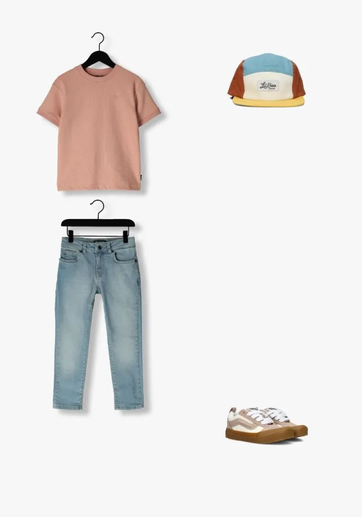 lichtroze cars jeans t-shirt locran