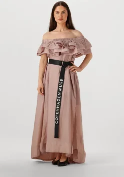 lichtroze copenhagen muse maxi jurk molly dress