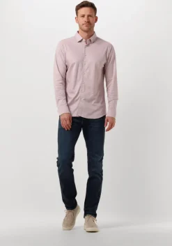 lichtroze desoto casual overhemd casual kent 1/1