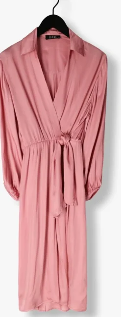 lichtroze ibana midi jurk dayen