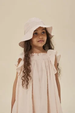 lichtroze konges slojd mini jurk priya dress