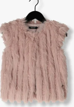 lichtroze like flo gilet doutze fur bodywarmer