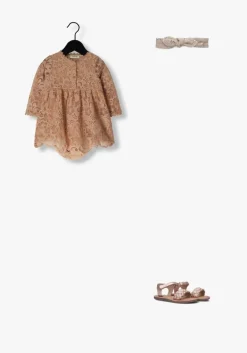 lichtroze lil' atelier jurken nbfroseli ls loose body dress