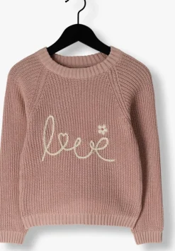lichtroze lil' atelier trui nmfemlen emb knit lil