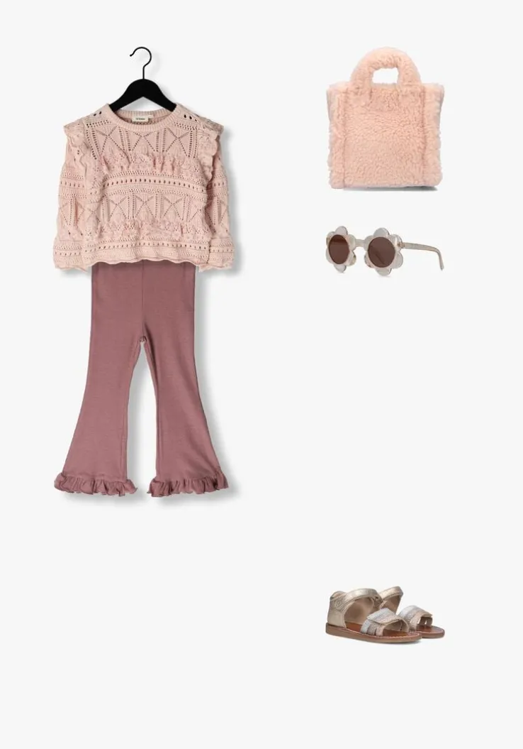 lichtroze lil' atelier trui nmfdamia ls loose knit lil