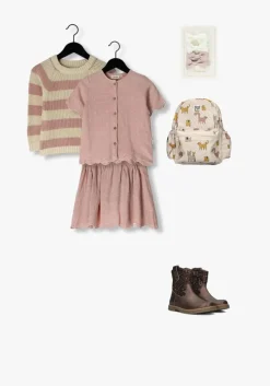 lichtroze lil' atelier trui nmfemlen ls knit stripe lil