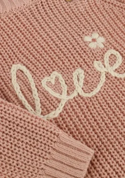 lichtroze lil' atelier trui nbfemlen emb ls knit lil
