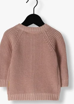 lichtroze lil' atelier vest nbnemlen ls knit card lil noos