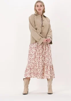 lichtroze lollys laundry maxi jurk cana