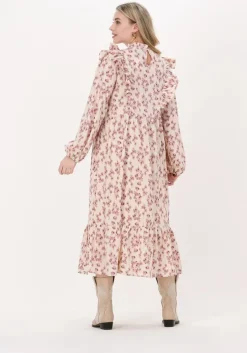 lichtroze lollys laundry maxi jurk cana