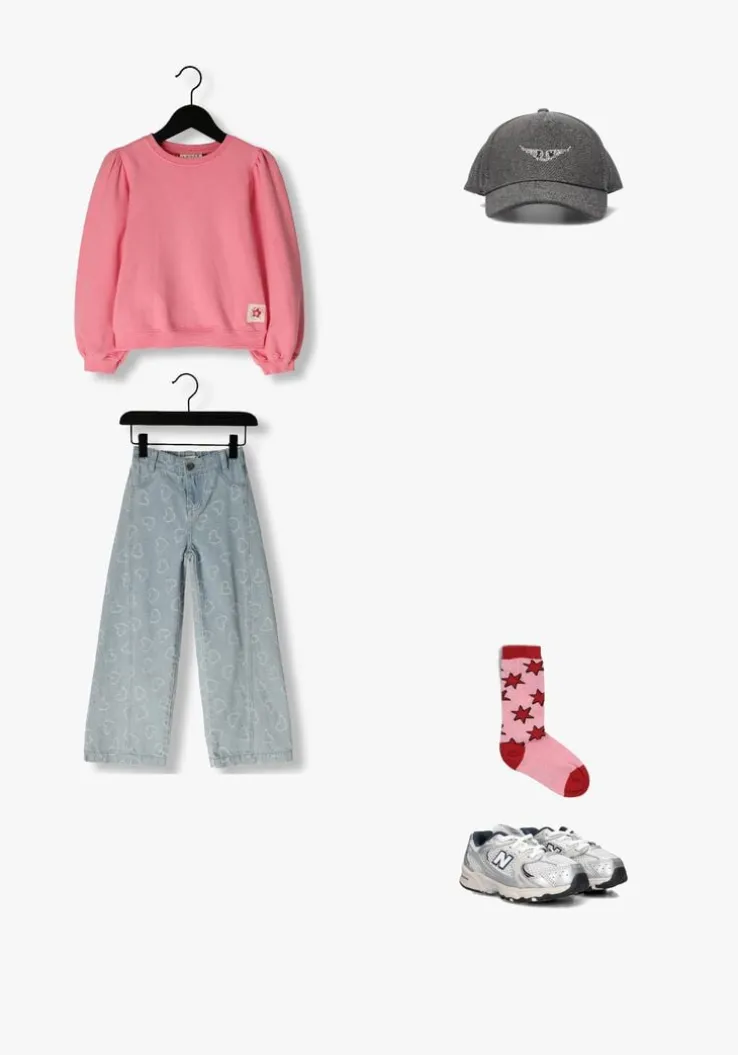 lichtroze looxs little sweater 2501-7309