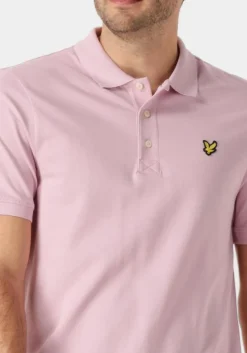 lichtroze lyle & scott polo plain polo shirt