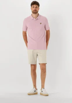 lichtroze lyle & scott polo plain polo shirt