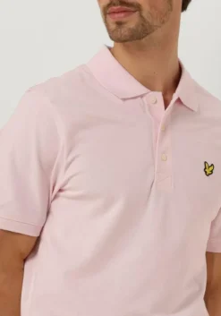lichtroze lyle & scott polo plain polo shirt