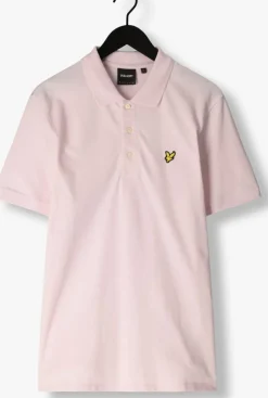 lichtroze lyle & scott polo plain polo shirt