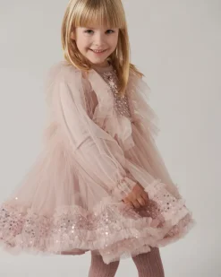 lichtroze marmar copenhagen mini jurk damra