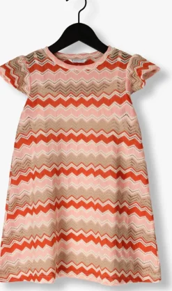 lichtroze mayoral mini jurk knitted dress