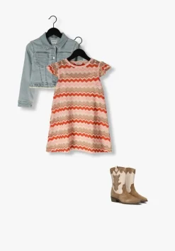 lichtroze mayoral mini jurk knitted dress