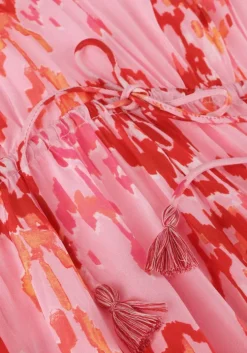 lichtroze moliin mini jurk maria