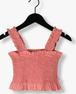 lichtroze molo top rolfia