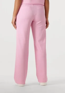 lichtroze pom amsterdam pantalon wide leg rose