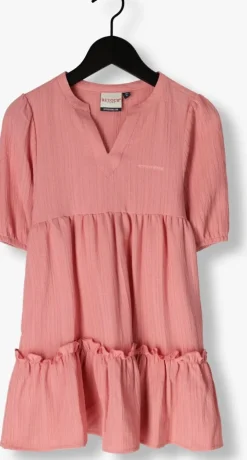 lichtroze retour mini jurk page