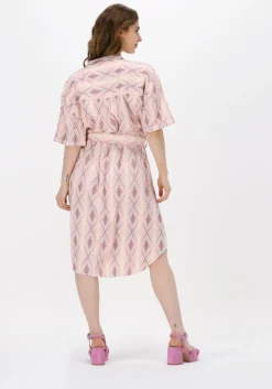 lichtroze sofie schnoor midi jurk dress #s222308