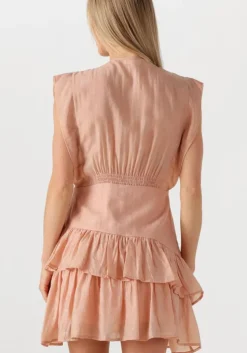 lichtroze suncoo mini jurk cyana