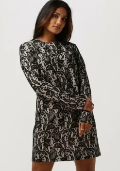 lichtroze vanilia mini jurk lace shift dress