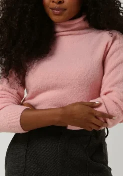 lichtroze vanilia trui prosecco turtle neck