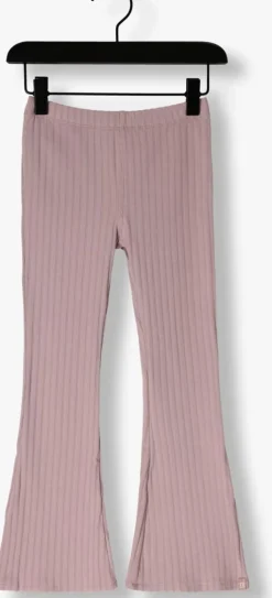 lichtroze z8 flared broek fiore