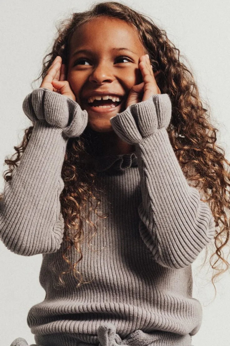 lila baje studio trui bow