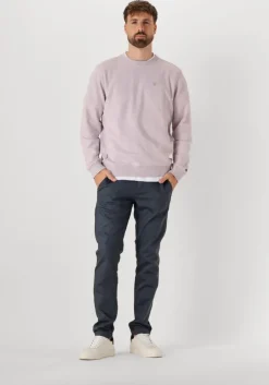 lila cast iron trui long sleeve r-neck regular fit twill