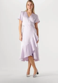 lila notre-v midi jurk nv-frida