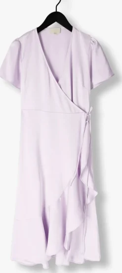 lila notre-v midi jurk nv-frida