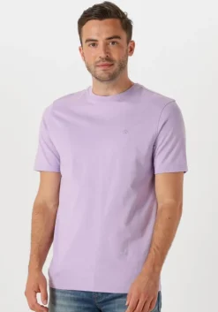 lila scotch & soda t-shirt seasonal core - regular fit lo