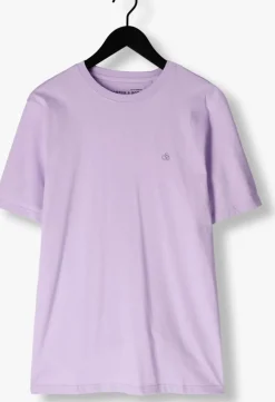 lila scotch & soda t-shirt seasonal core - regular fit lo