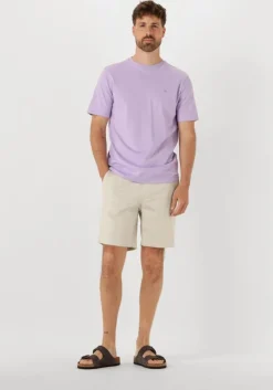 lila scotch & soda t-shirt seasonal core - regular fit lo