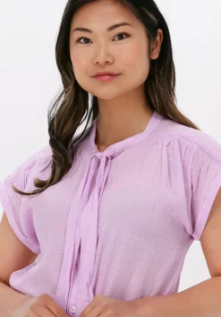 lila scotch & soda t-shirt short sleeve scarf relaxed shirt