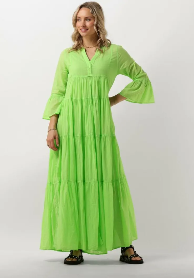 lime devotion maxi jurk manousia