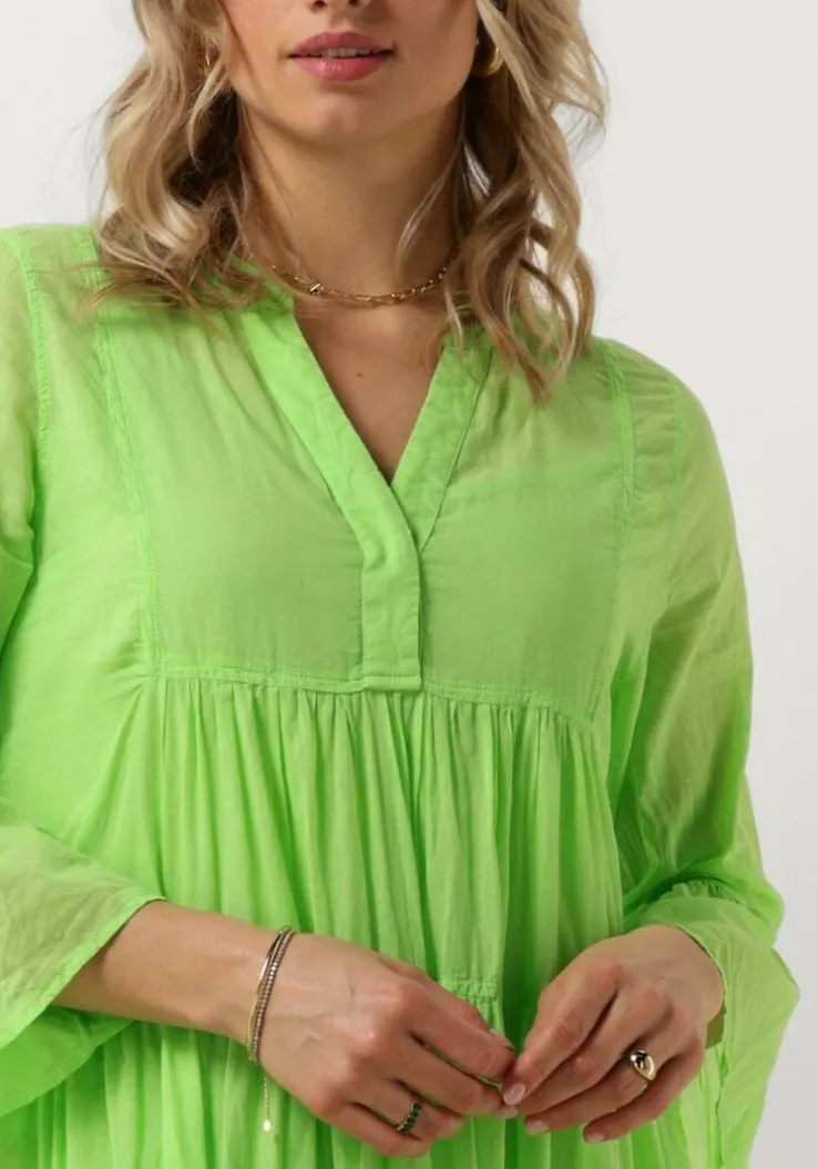 lime devotion maxi jurk manousia