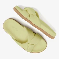 lime via vai platte sandalen candy nova