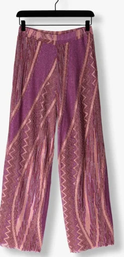 metallic amaya amsterdam wijde broek jo