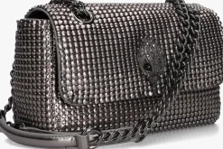 metallic kurt geiger london schoudertas kensington chainmail
