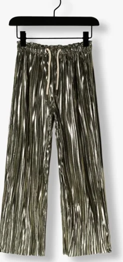 metallic like flo pantalon fenna flo plisse pants
